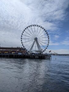 Image of Seattle Ferris Wheel on the waterfront